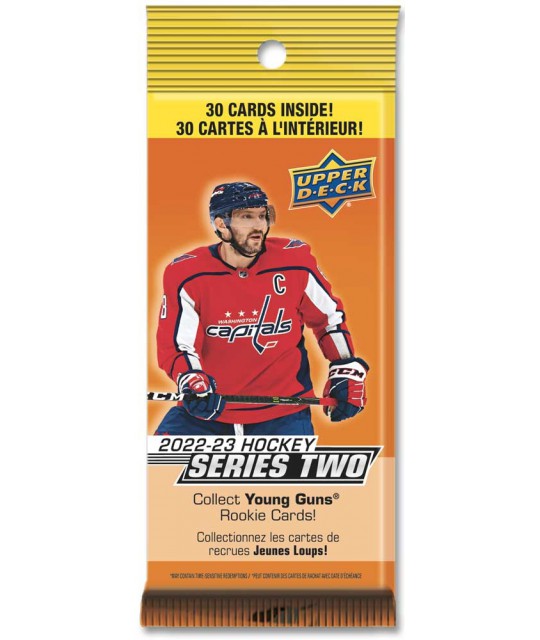 UPPER DECK SERIES TWO 2022/2023 JÄÄHOKIKAARDID FAT PACK (Retail)